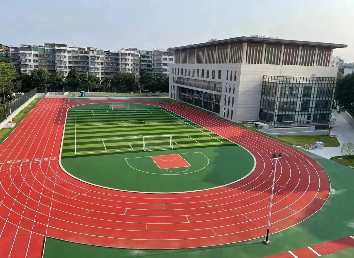神农架林区学校塑胶跑道塑胶篮球场 - 厂家